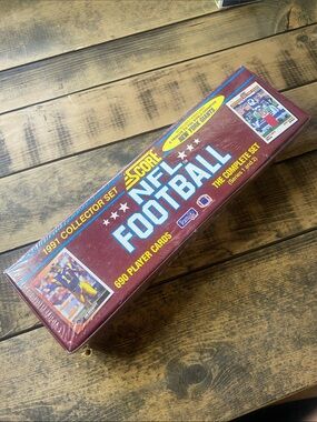 Vintage NFL Football 1991 Collector Set - Burgundy’s factory sealed